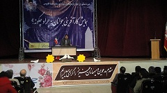 سخنرانی ریاست دانشگاه در همایش کارآفرینی شهرستان گنبدکاووس